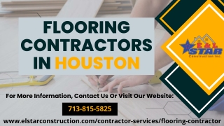Flooring Contractors in Houston | E & L Star Construction