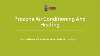 Rely On Us For Affordable Ac Repair Service In Las Vegas