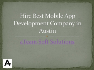 App Development company in Austin