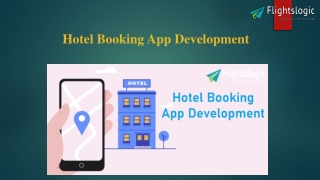 Hotel Booking App Development