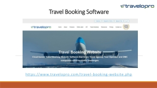 Travel Booking Software