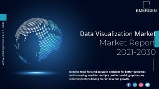 Data Visualization Market Size, Gross Margin, Trend, Future Demand and Forecast