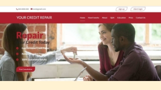 Attracting infinite debtors with best credit repair website templates