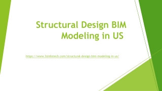 Structural Design BIM Modeling in US