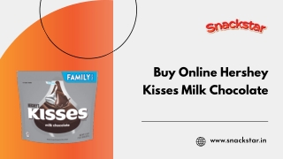 Buy Online Hersheys Kisses Milk Chocolate