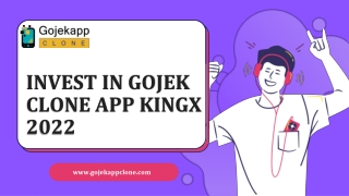 Invest in Gojek Clone App KingX 2022