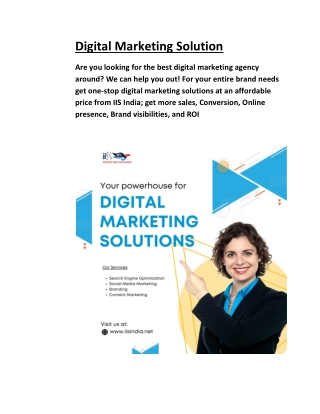 Digital Marketing Solution