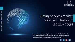 Dating Services Market Share and Forecasts Report 2028