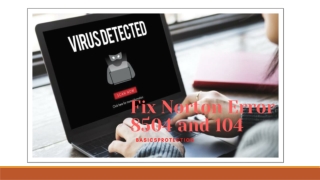 Fix Norton Error 8504 and 104 - Basicsprpotection