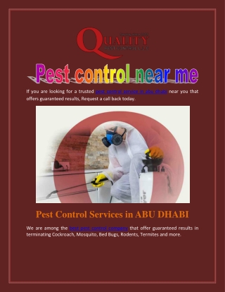 Pest control near me
