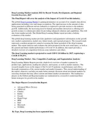 Deep Learning Market2