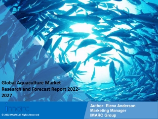 Aquaculture Market 2022: Industry Overview, Growth Rate and Forecast 2027