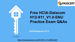 H12-811_V1.0-ENU HCIA-Datacom V1.0 Real Dumps