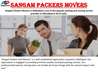 Packers And Movers in Varanasi | Lucknow | Allahabad | Kanpur