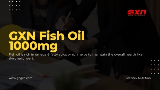 Benefits of Fish Oil as Bodybuilding Supplements | GXN Fish Oil