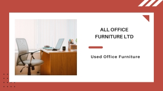 Used Office Furniture