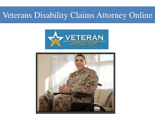 Veterans Disability Claims Attorney Online