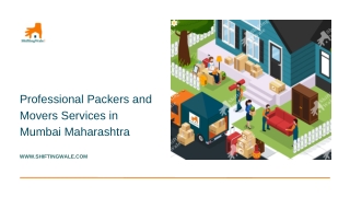 Professional Packers and Movers Services in Mumbai Maharashtra