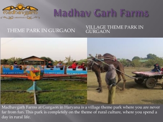 Village Theme Park In Gurgaon