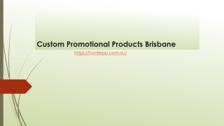 Custom Promotional Products Brisbane