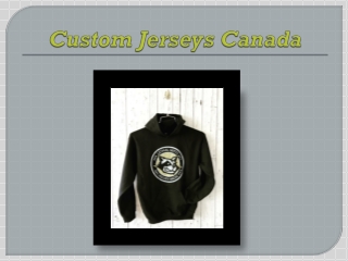 Custom Jerseys Canada