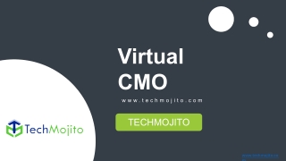 Virtual CMO Services in Noida | Strategic Experts | Techmojito