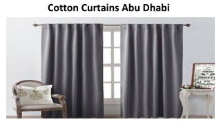 Cotton Curtains Abu Dhabi