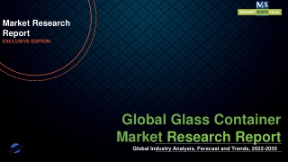 Glass Container market Demand and Growth Analysis with Forecast up to 2027