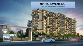2 BHK Flats for Sale in Bellandur - Nikhar Aventino