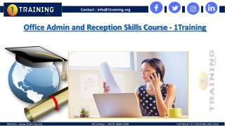 Office Admin & Reception Skills Web Course by 1Training