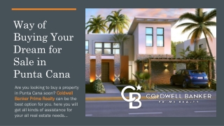 Way of Buying Your Dream for Sale in Punta Cana