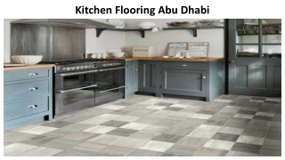 Kitchen Flooring Abu Dhabi