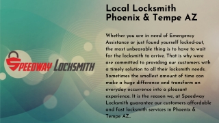 Emergency Locksmith Phoenix
