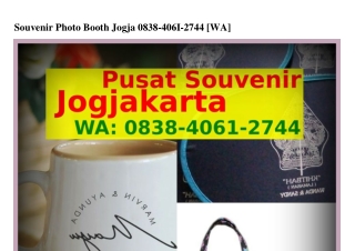 Souvenir Photo Booth Jogja