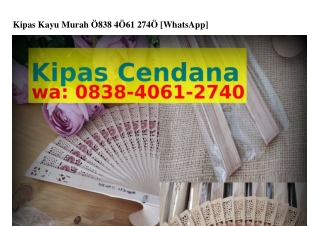 Kipas Kayu Murah