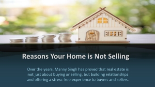 Reasons Your Home is Not Selling