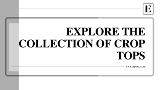 Explore the collection of crop tops - emmiol