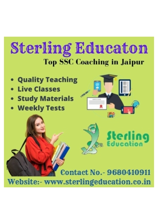 Sterling Education - Top SSC Coaching in Jaipur
