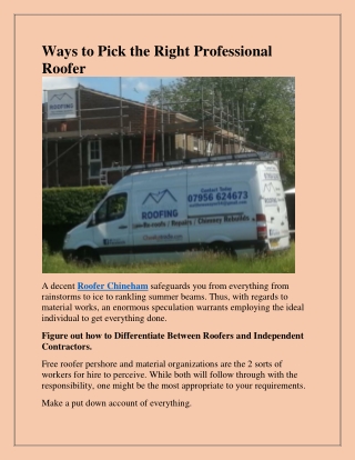 Find the best Roof Repairs in Chineham