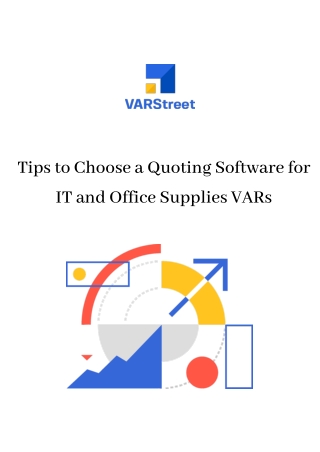 Tips to Choose a Quoting Software for IT and Office Supplies VARs