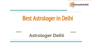 Best Astrologer in Delhi
