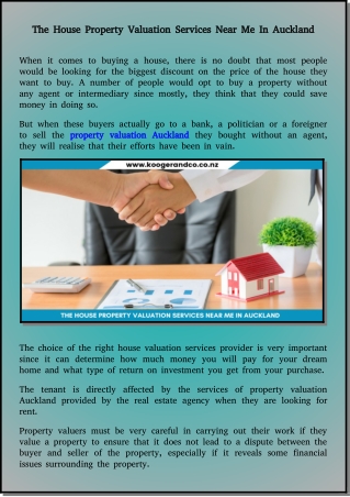 top house property valuation services in Auckland