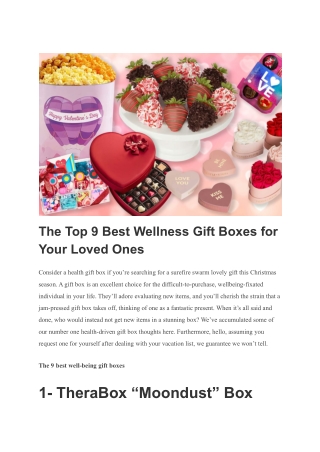 The Top 9 Best Wellness Gift Boxes for Your Loved Ones