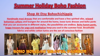 Summer Holiday Boho Fashion