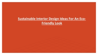 Sustainable Interior Design Ideas For An Eco-Friendly Look-converted