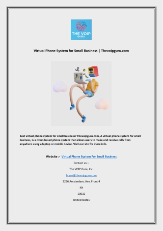 Virtual Phone System for Small Business | Thevoipguru.com