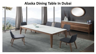 Alaska Dining Table In Dubai