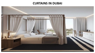 CURTAINS DUBAI