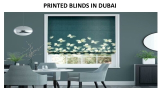 PRINTED BLINDS IN DUBAI