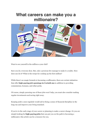 What careers can make you a millionaire (2)